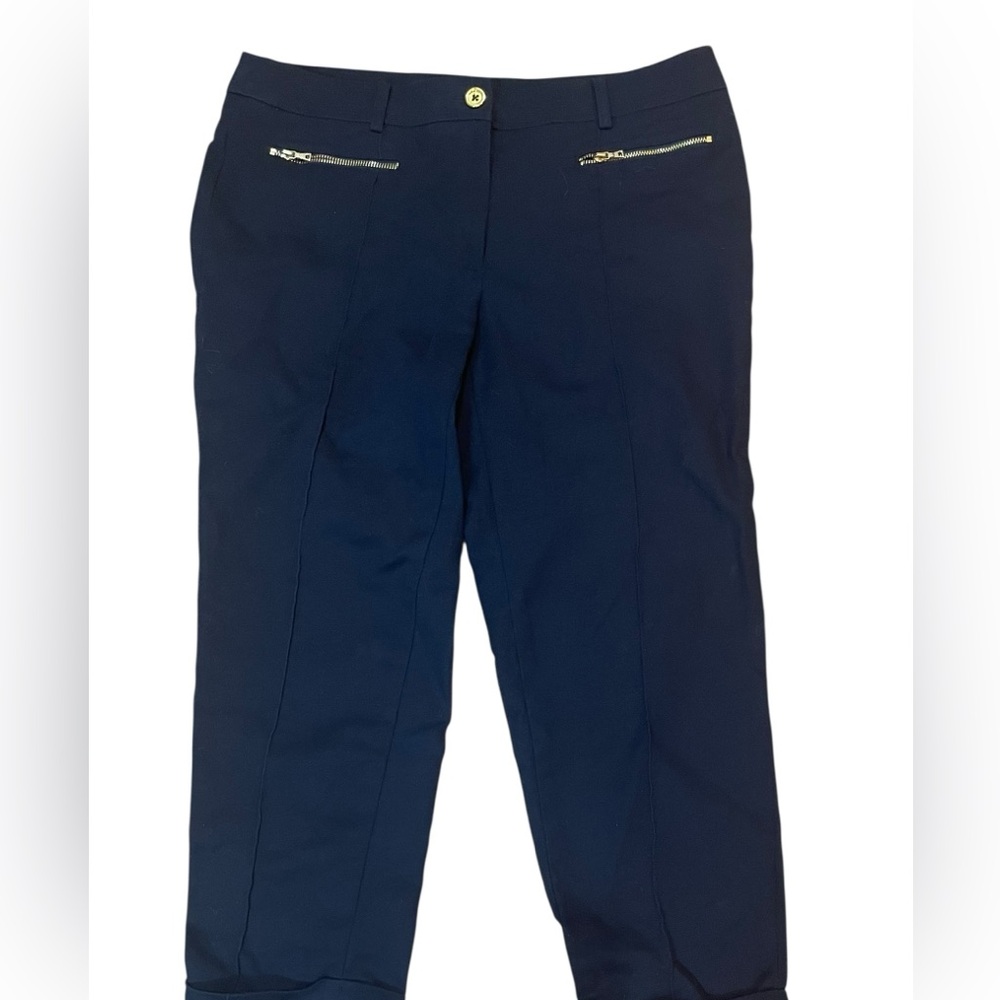 Jones New York Navy Blue Cropped Pants Size 6
